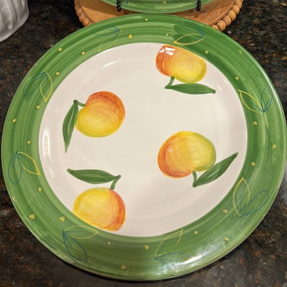NWT The Cellar Set of 2 Apple Plates - Picture 6 of 8